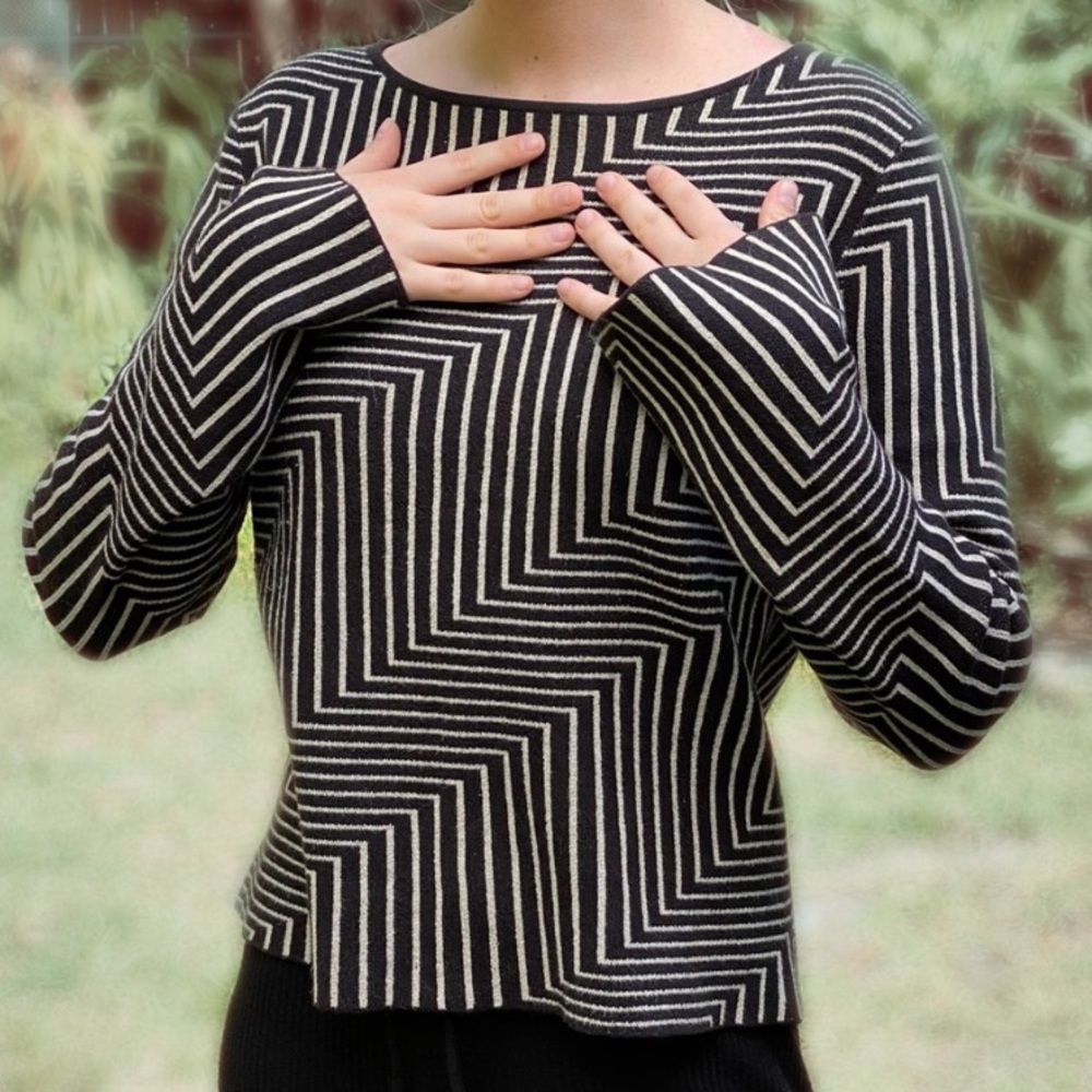 Stripped long sleeve from Geoffrey Beene